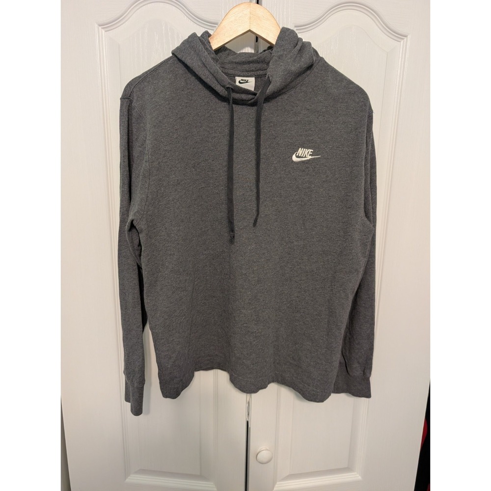 Nike Sportswear Club Fleece Men's Size Small Pullover Hoodie - Gray